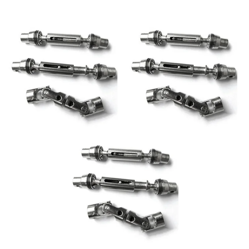 

3X For WPL B1 B-1 B14 B-14 B16 B-16 B24 B-24 C14 C-14 B36 1/16 Truck RC Car Upgrade Metal Parts Drive Shaft