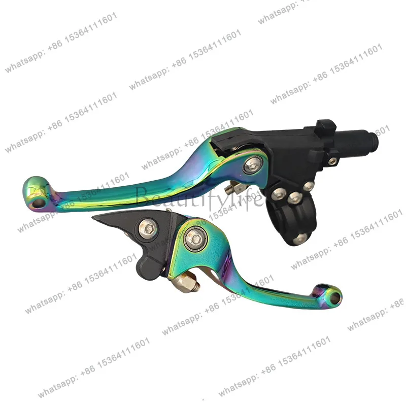 Motorcycle modification accessories short second-generation ASV F3 anti-drop folding brake handle clutch handle
