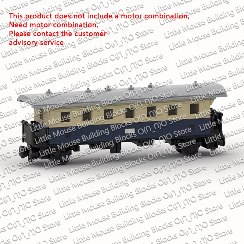 QWERT City Car Model MOC Building Bricks Two-Axle Through Passenger Wagon Modular Technology Gifts Holiday Assemble Children Toy