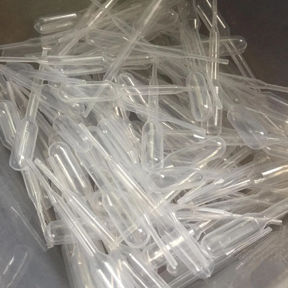 500pcs 02ml Disposable Plastic Transfer Pipette Graduated Droppers Essential Oils Pipettes with Scale