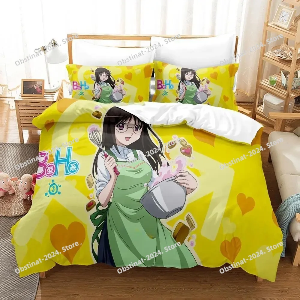 

Anime Yamada's First Time B Gata H Kei Bedding Set Single Twin Full Queen King Size Bed Set Adult Kid Bedroom Duvet Cover Sets