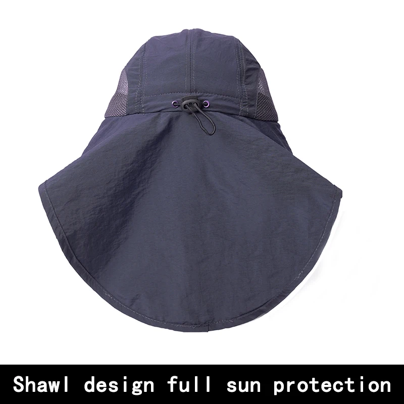 1 outdoor sport man fisherman hat, Big Hat Brim Sunscreen effect is better, suitable for outdoor travel, beach play, sea fishing