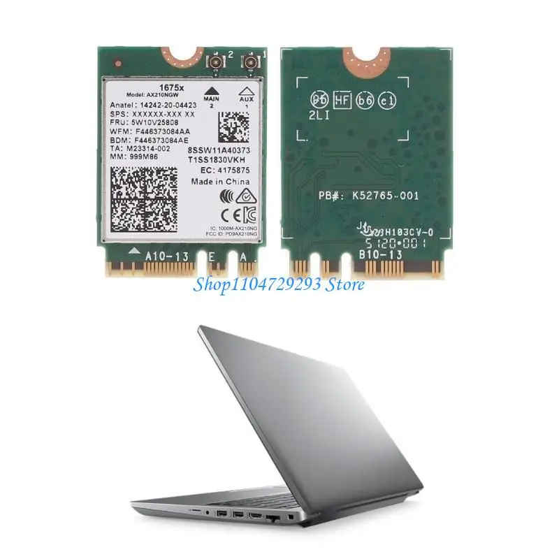 Y2GD NGFF M.2 Wifi Card Band 6G Wireless 1675x Card 802.11ax Adapter