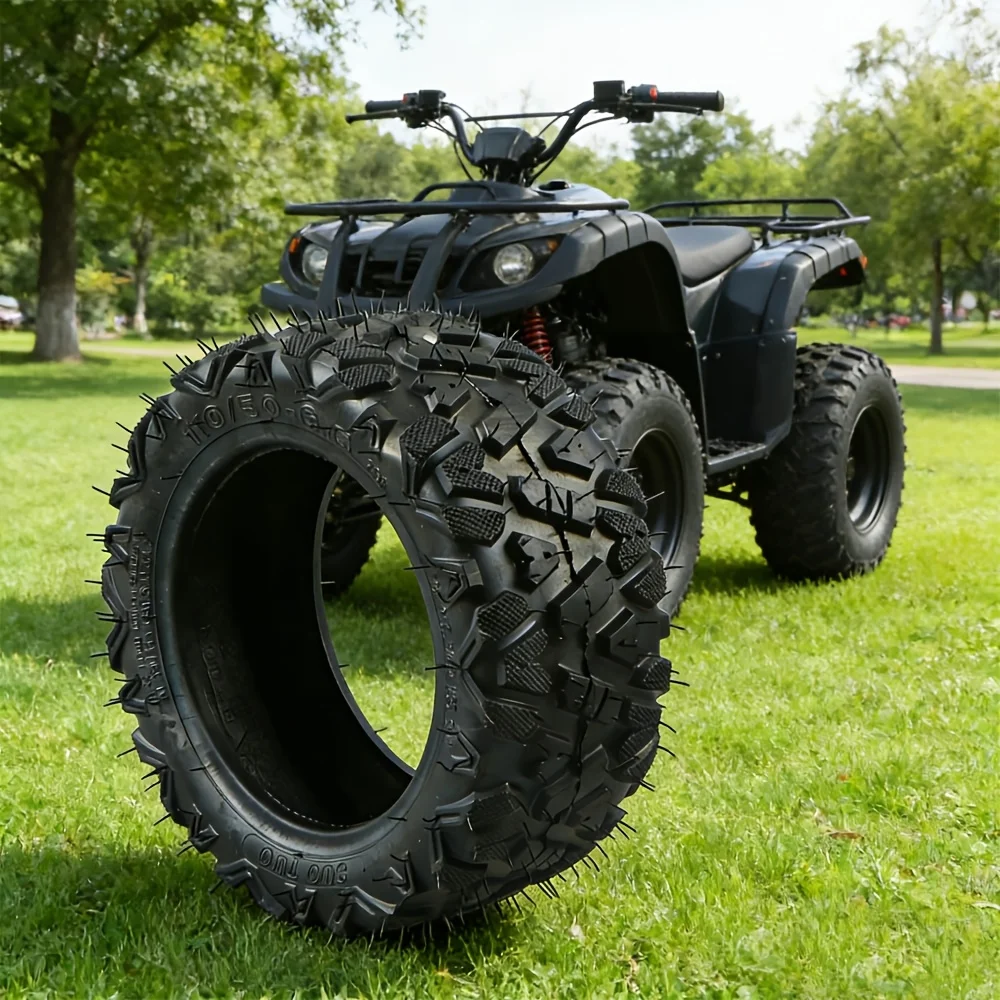 

110/50-6.5 Rear Tire, Tubeless, Anti-Slip & Anti-Puncture, Suitable for 38cc, 47cc, 49cc Kids Mini Pocket Rocket Bike