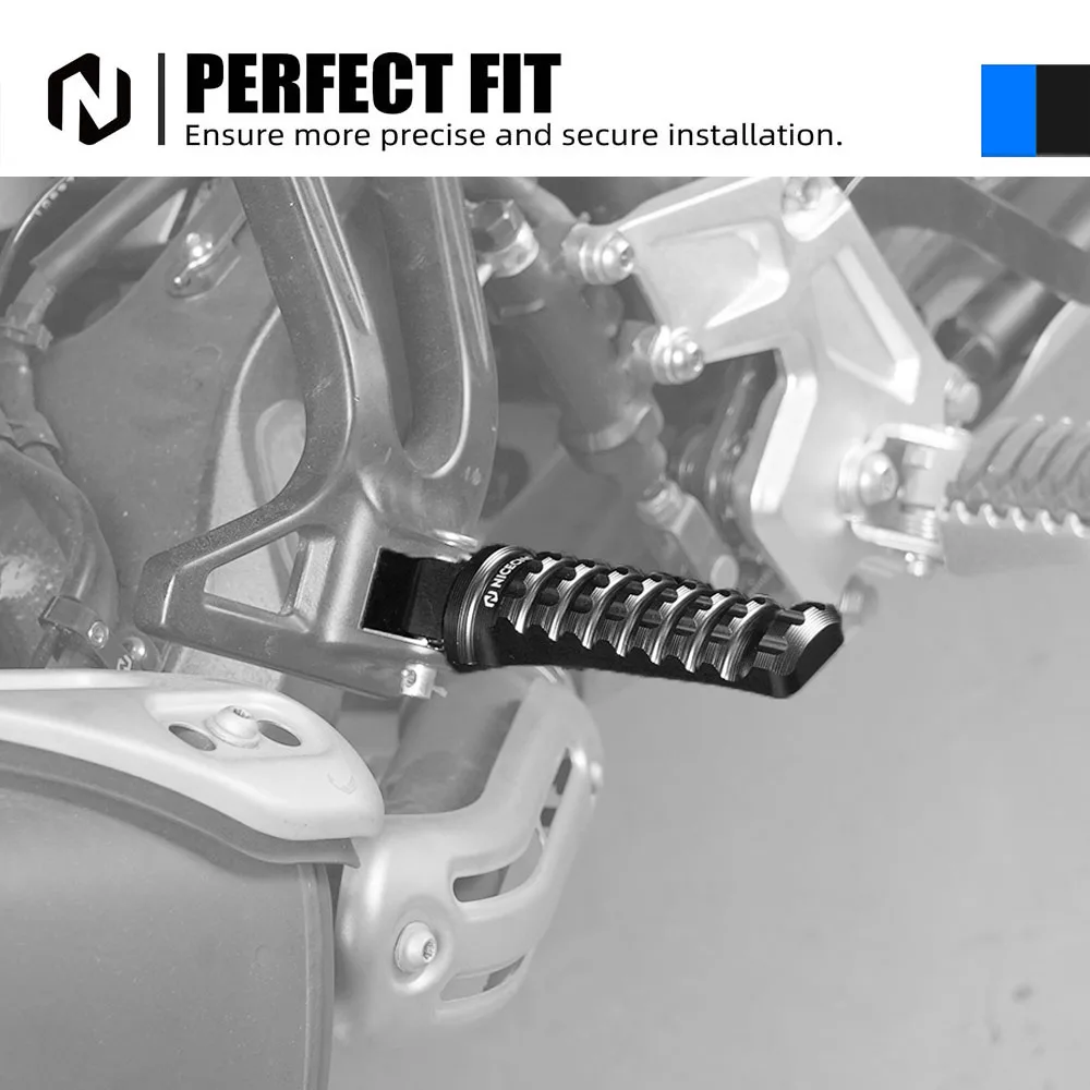 

NICECNC Rear Passenger Footrest Footpeg For Yamaha Tenere 700 T700 XTZ700 2019-2022 Tracer 900 GT Niken GT 2019-2020
