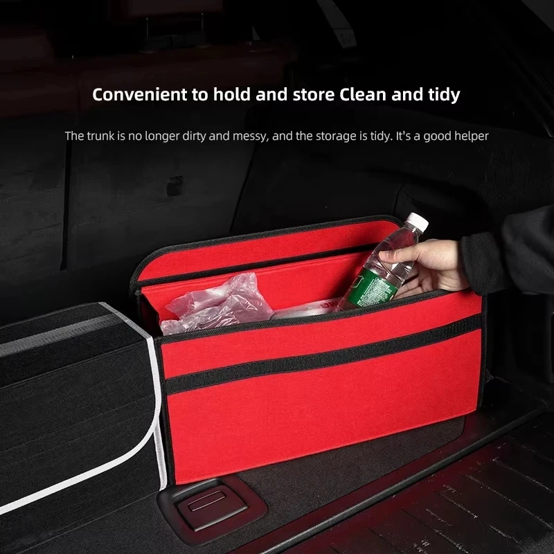 Car Trunk Organizer Trunk Storage Case Boot Cargo Holder Cargo Tidy Box For SUV Sedan Hatchback Wagon MPV Auto Accessories