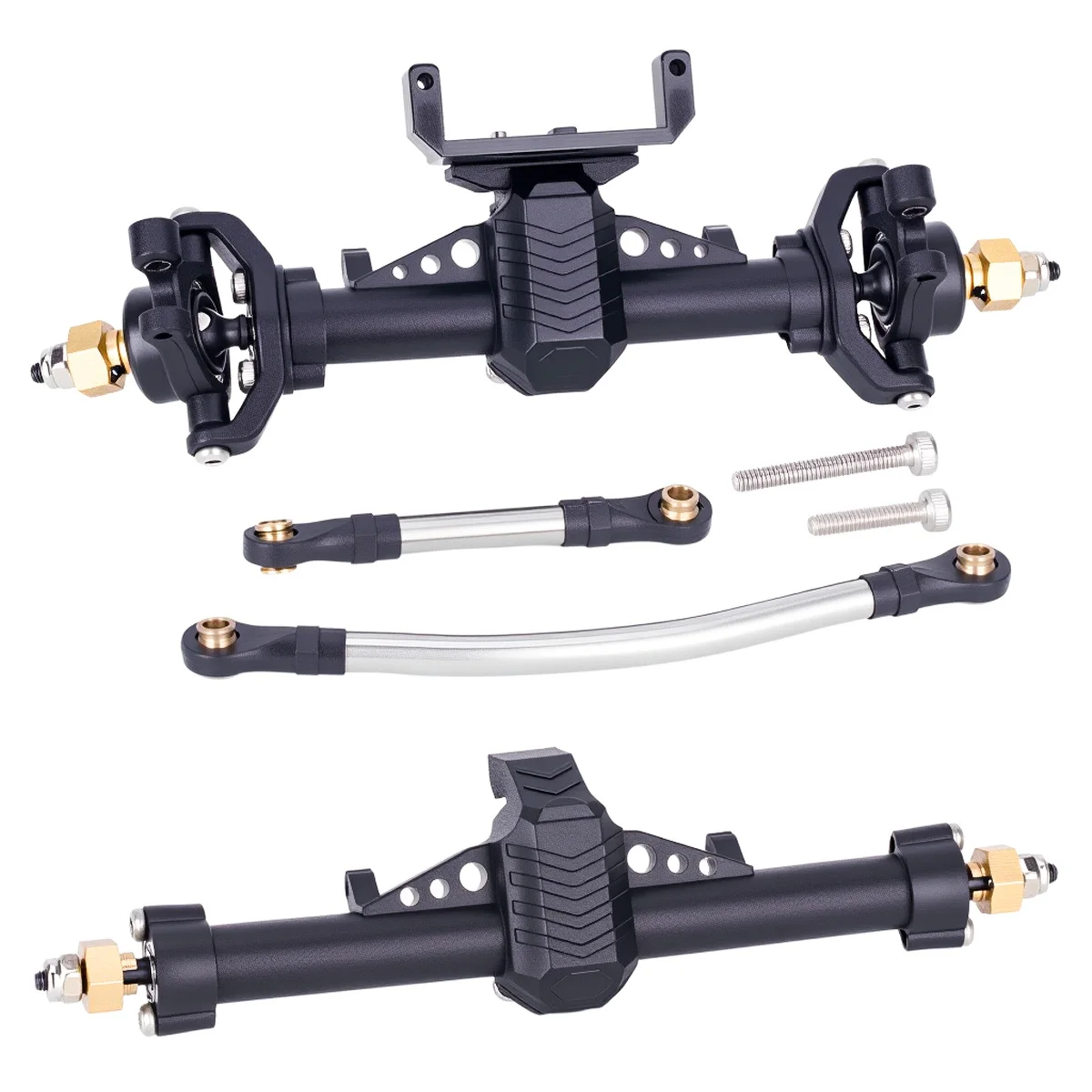 

1/24 Axial SCX24 RC remote control car nylon front and rear straight axle with metal servo seat pull rod