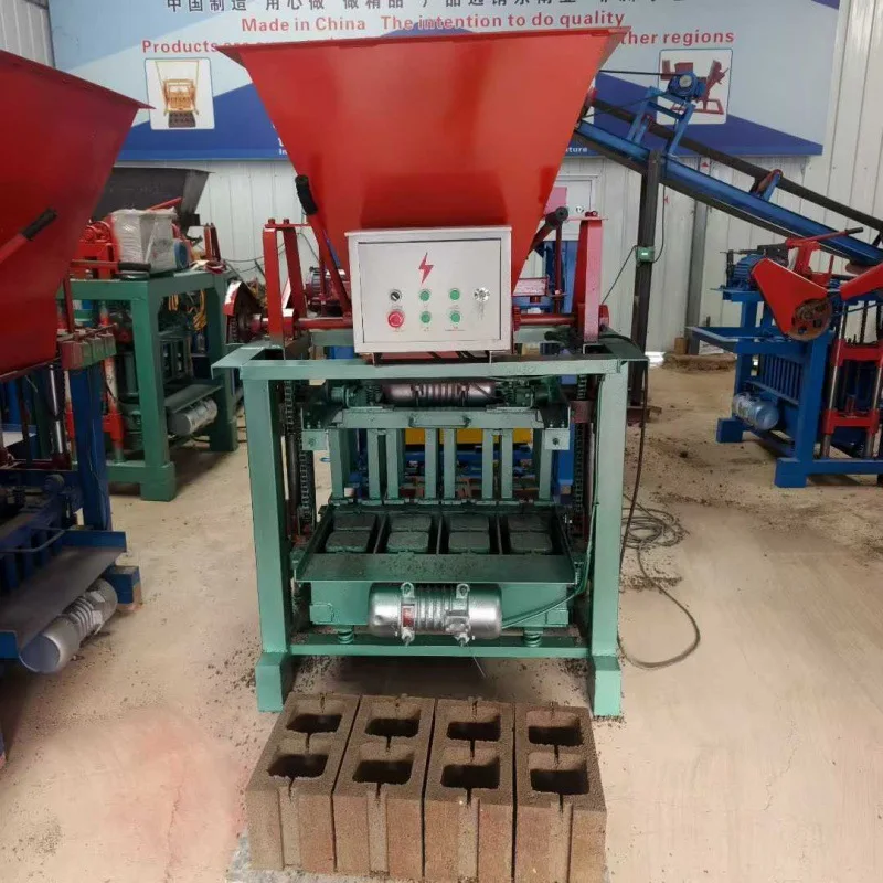 

(Sea shipping customization) African small hollow brick making machine, cement brick machine, export 2-45 diesel version no-burn