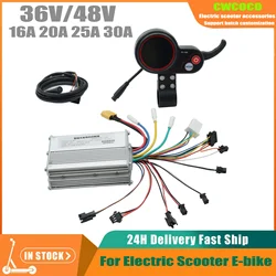 TF-100 Electric Scooter 36V 48V Brushless Intelligent Motor Controller + 5/6 Pins Instrument Display For Kugoo M4 M5 Scooter