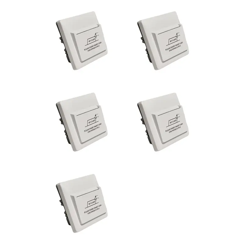 

【ДЕНЬ БЛАГОДАРЕНЬЯ】5X Bluetooth-устройство для экономии энергии Tthotel, энергосберегающий выключатель, RFID-карта 13,56 МГц, управление через приложение, энергосберегающее устройство для отелей