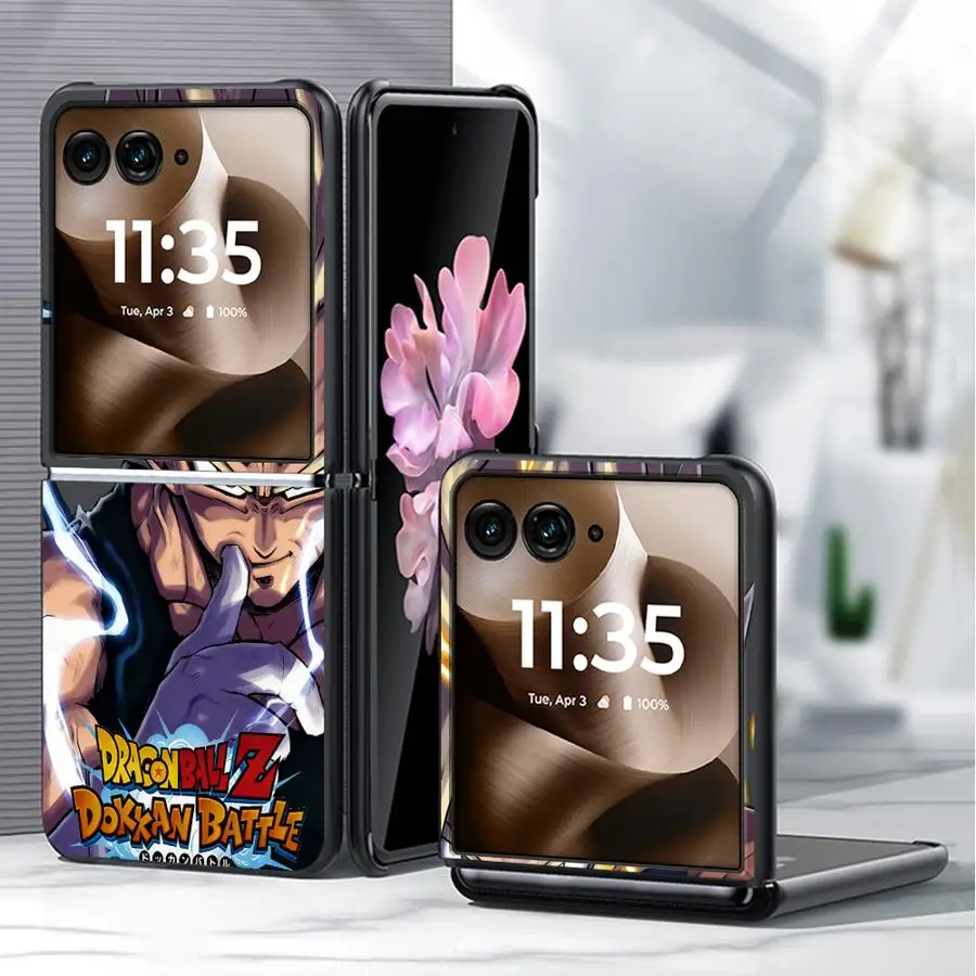 Back Phone Cover Luxury Funda Case for Motorola 50/60 60 Ultra 50 Dragon Ball Cool Vegetas Goku