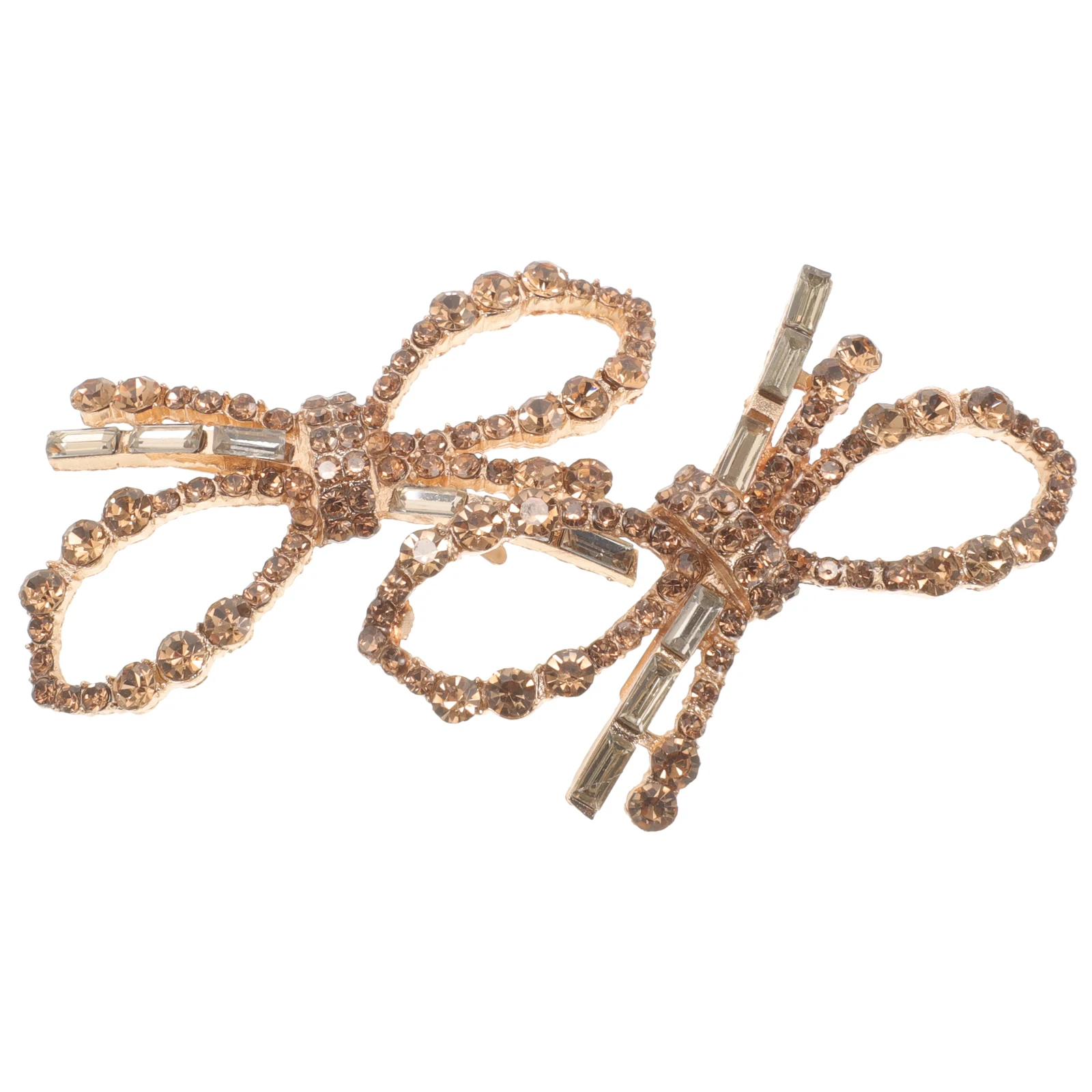 

1 Pair Rhinestone Bowknot Decorative Buckle Clips Boot Embellishment For Women Wedding Prom Accessories Iron Metal Shoe Jewelry