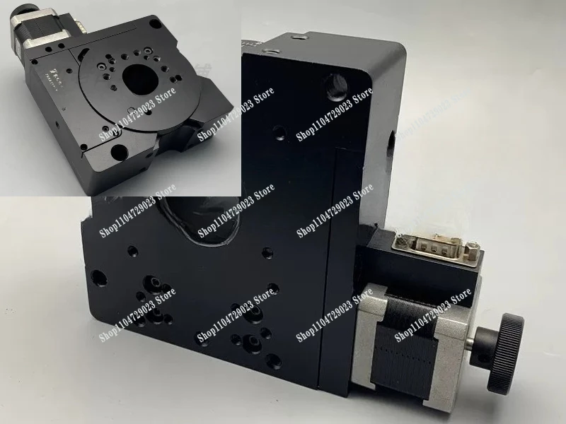 Factory hot-selling precision electric rotary table, hollow R-axis 360 ° indexing table, table surface 100mm has been tested