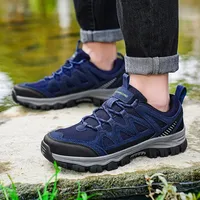 Men's Outdoor Hiking Shoes Anti-Slip Wear-Resistant Plus Size Camping Running Trekking Shoes Leisure Sport Footwear From China