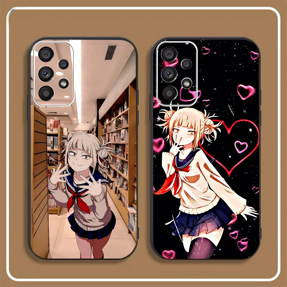 

Anime H-Himiko T-Toga Phone Case For Samsung S24, S25 22,30,Note20,Ultra,Lite,Ultra5G,Plus,FE Black Cover