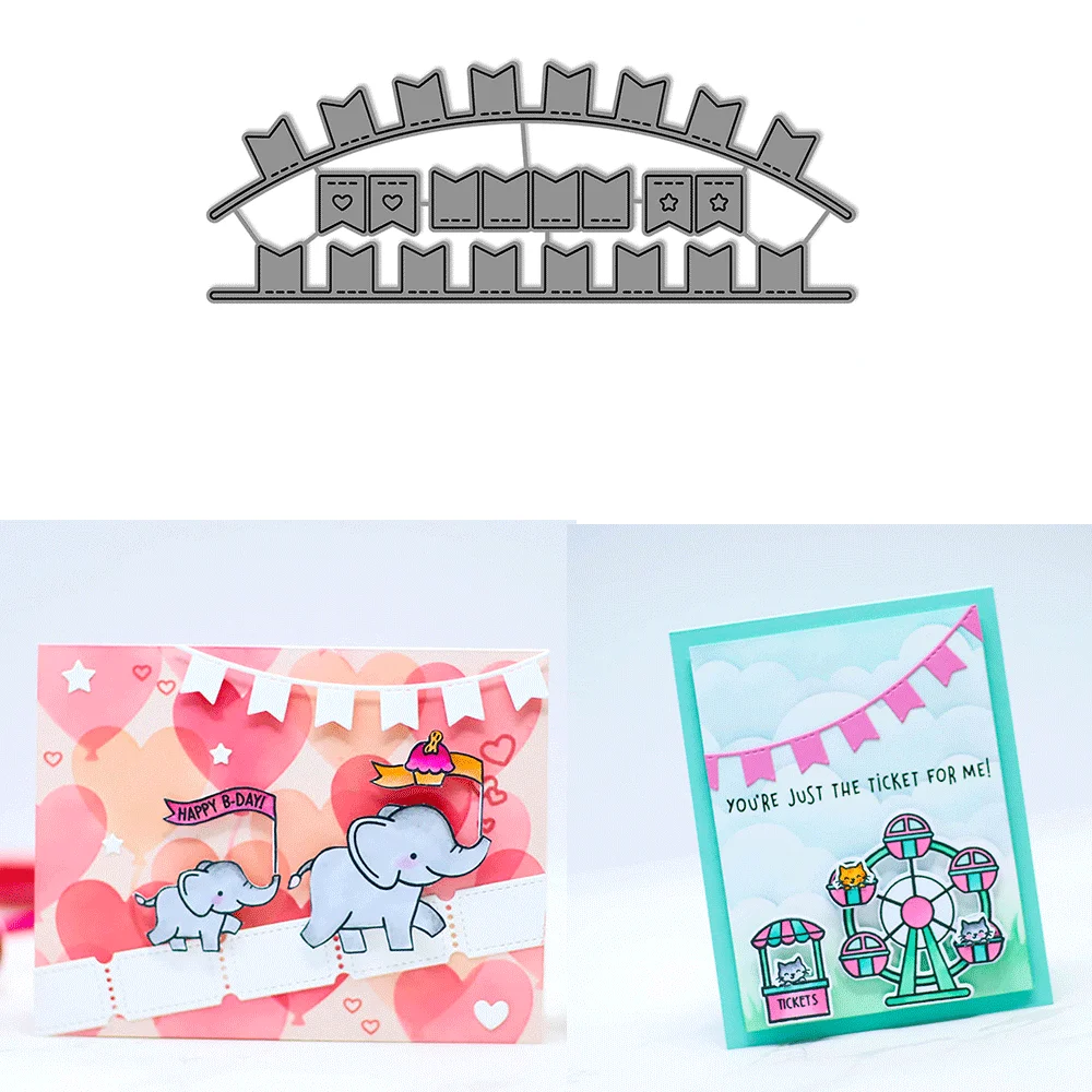 Interactive Pop-up Card Metal Cutting Dies, Pull Tab Slider Mechanism Dies for DIY Scrapbooking Greeting Card Making