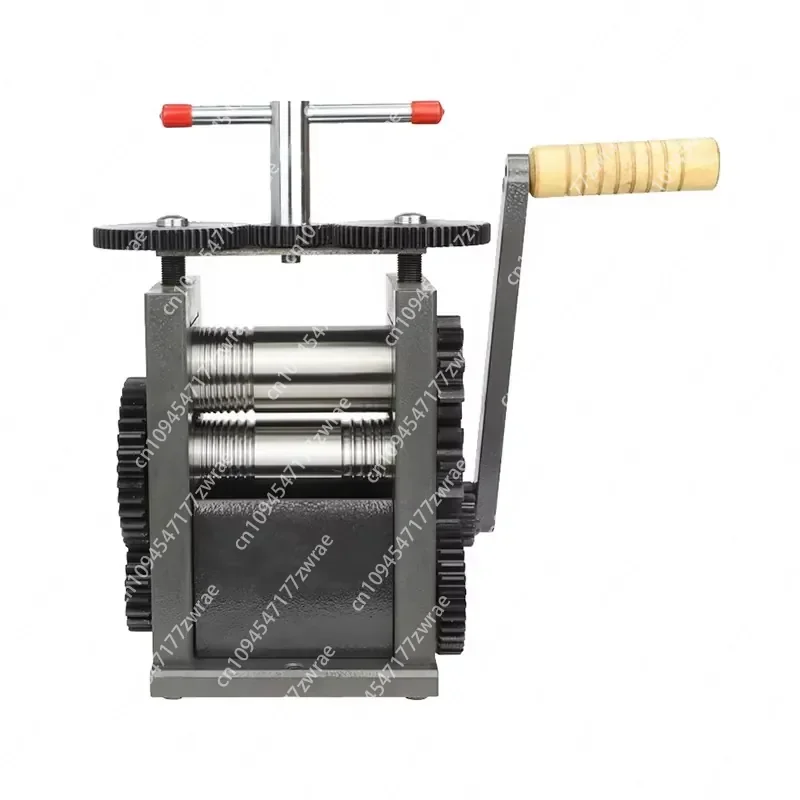 120X55mm High Precision Hand-cranked Rolling Mill Metal Roll Forming Making Machine Press Hand Rolling Mill for Jewelry
