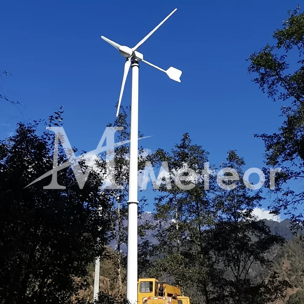High Efficiency Horizontal Axis Wind Turbine Generator 3KW 4KW 5KW Electric Windmill for Off-Grid And Grid-Tie Systems