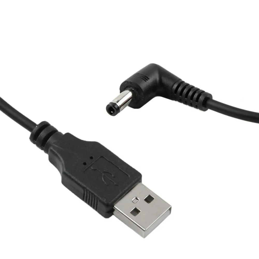 5V2A USB To DC 4.0x1.7mm Power Plug DC Revolving USB Male Charging Wire 4.0 1.7Line length 1.5m