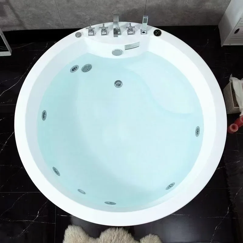 Acrylic round massage surf tub SPA bath, thermostatic bath
