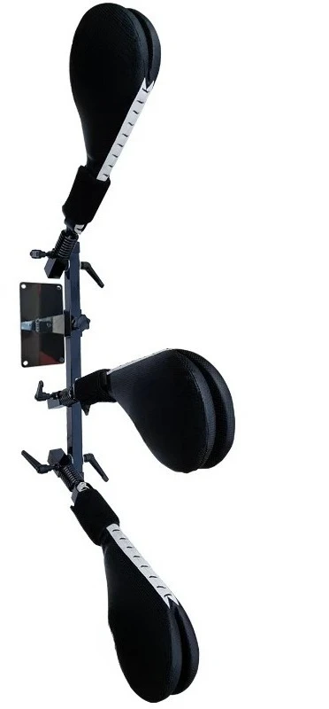 Taekwondo kick target multi-position foot target multi-functional training equipment triple target holder
