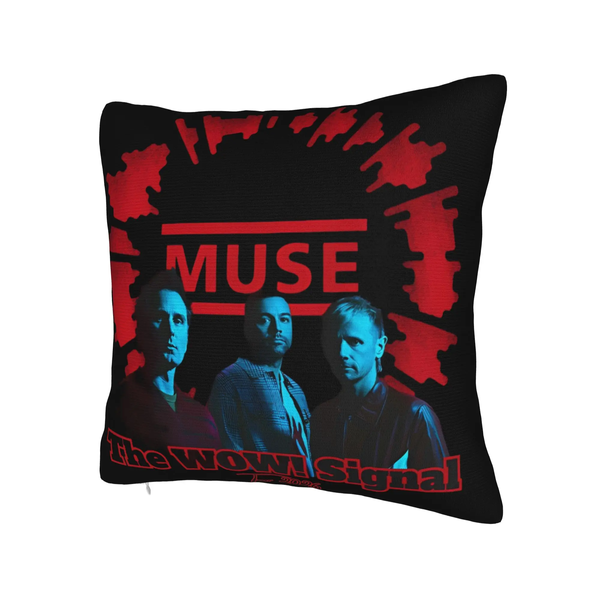 Decorative Pillow Cover MUSE The Wow! Signal Europa Tour 2026 Merch Car  Pillow Case Cover Zippered Multi Size