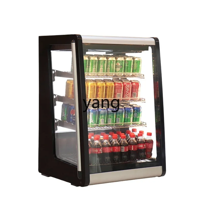 LTT Countertop Display Cabinet Convenience Store Refrigerated and Frost-free Beverage Cake Fried Products Freezer