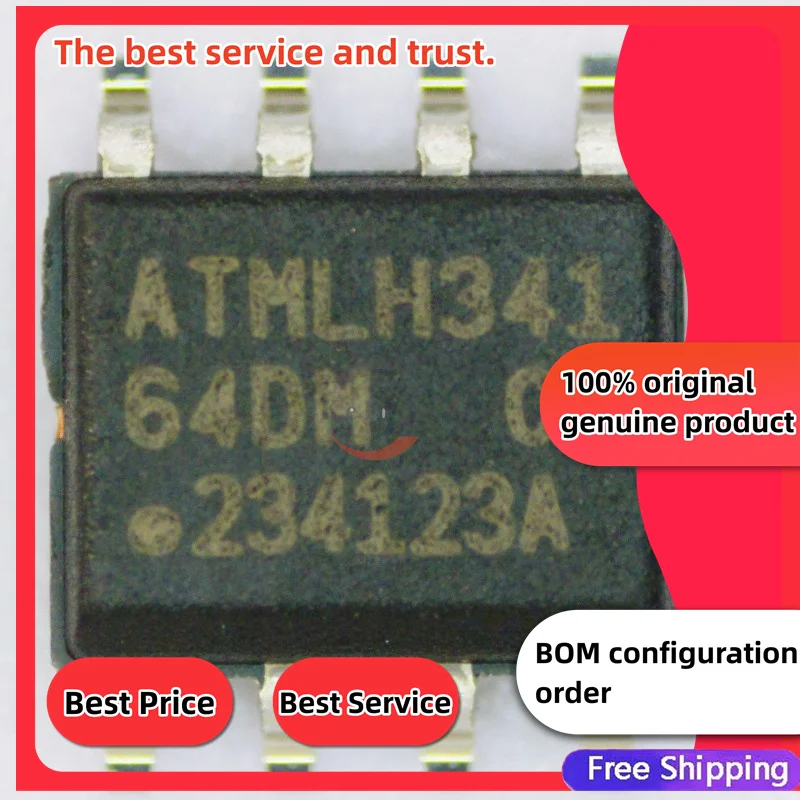 20Pcs AT24C64D 64DM SOP-8 AT24C64D AT24C64 2-Wire Serial Electrically Erasable and Programmable Read-only Memory