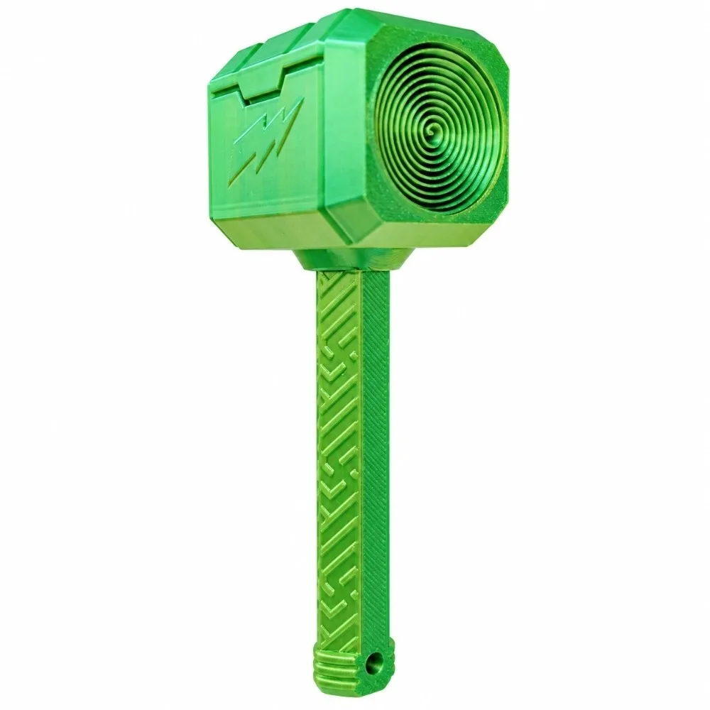 New 3D Printed Bounce Hammer Bounce Action Hammer Shape Novelty Stress Relief Toy Colorful Hammer Pendant Desk Decoration