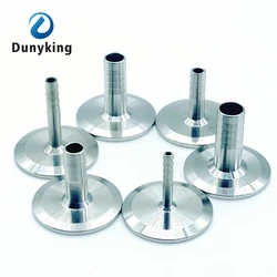 Free Shipping OD 6MM-51MM Stainless Steel SS304 Sanitary Hose Barb Pipe Fitting Ferrule OD 50.5mm-64mm fit 1.5