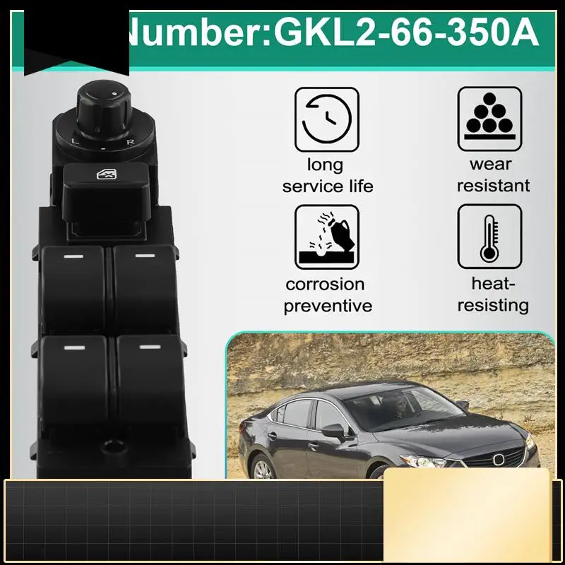 

Для Mazda 6 2014-2015 GKL2-66-350A GKL266350A главный выключатель стекла с левым рулем