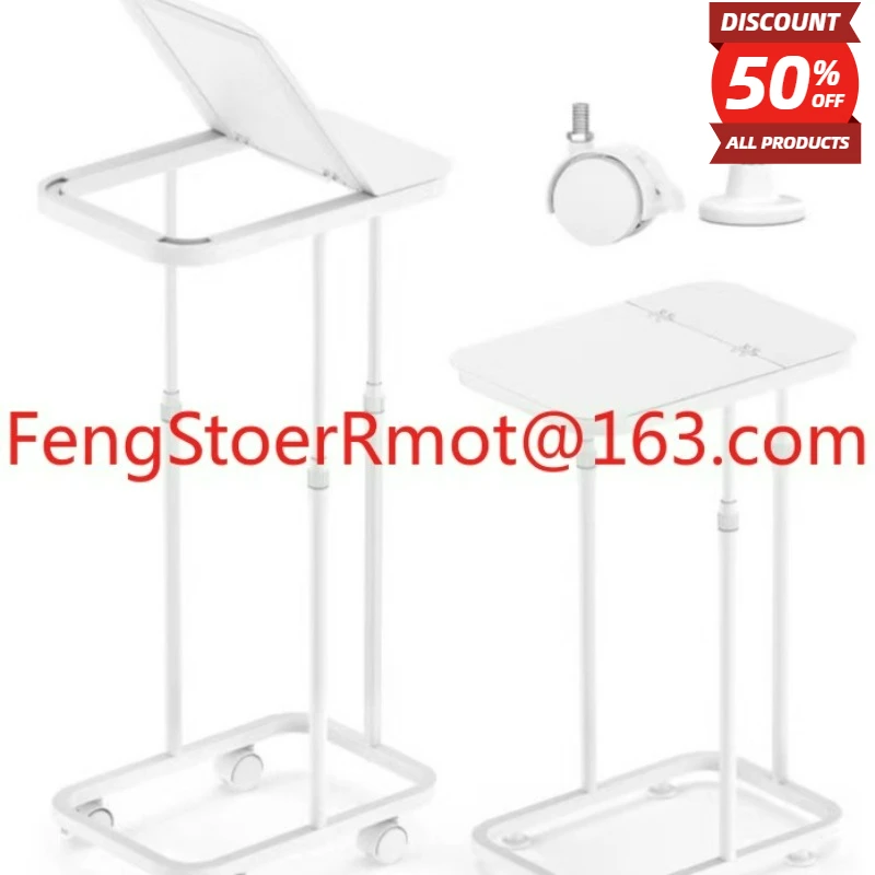 New plastic clamshell with pulley retractable garbage rack easy installation household large trash can