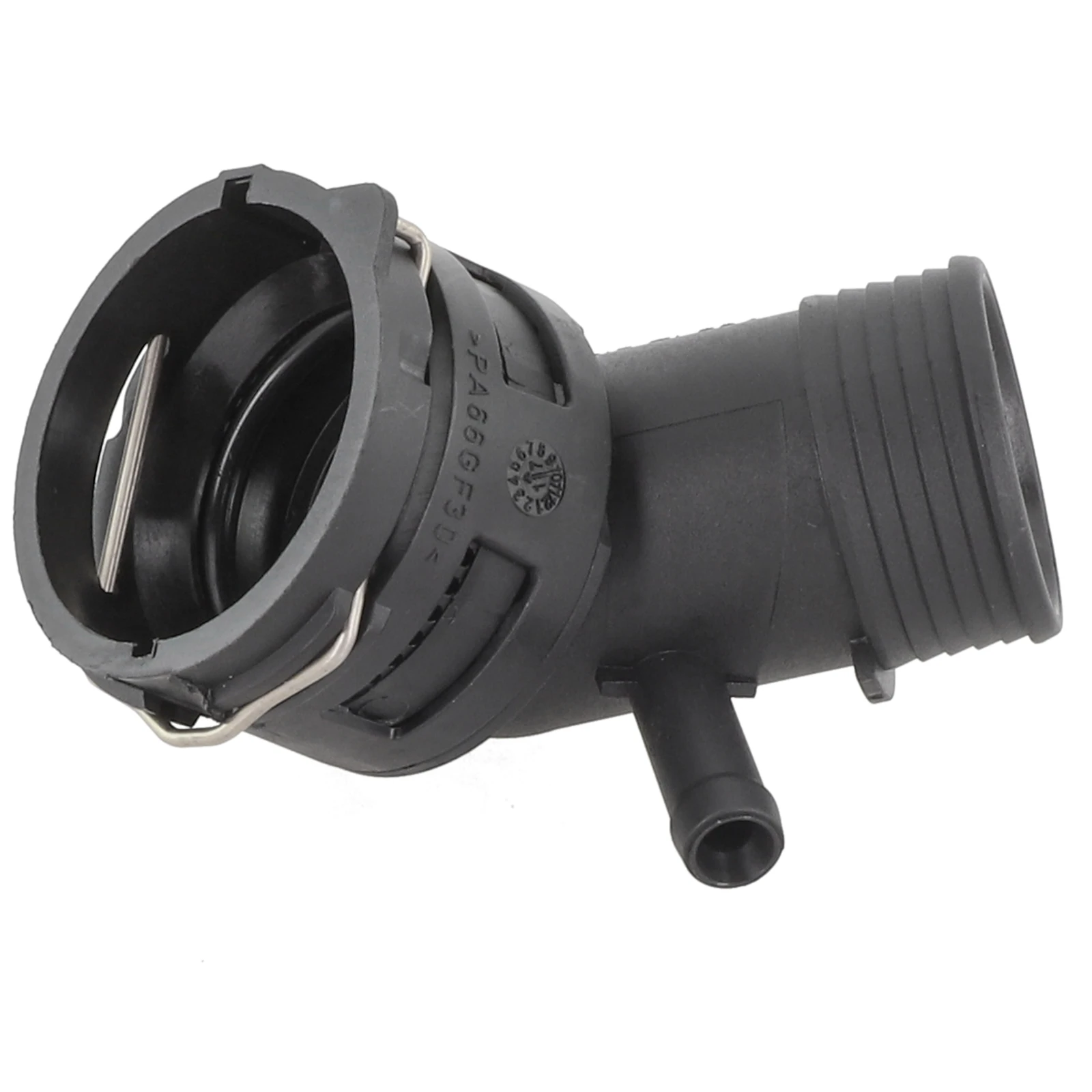 صيانة السيارات، موصل خرطوم تبريد السيارة الأسود، جزء محول المبرد البلاستيكي، لا يوجد إعداد عالمي عالي، إعداد مثالي #2