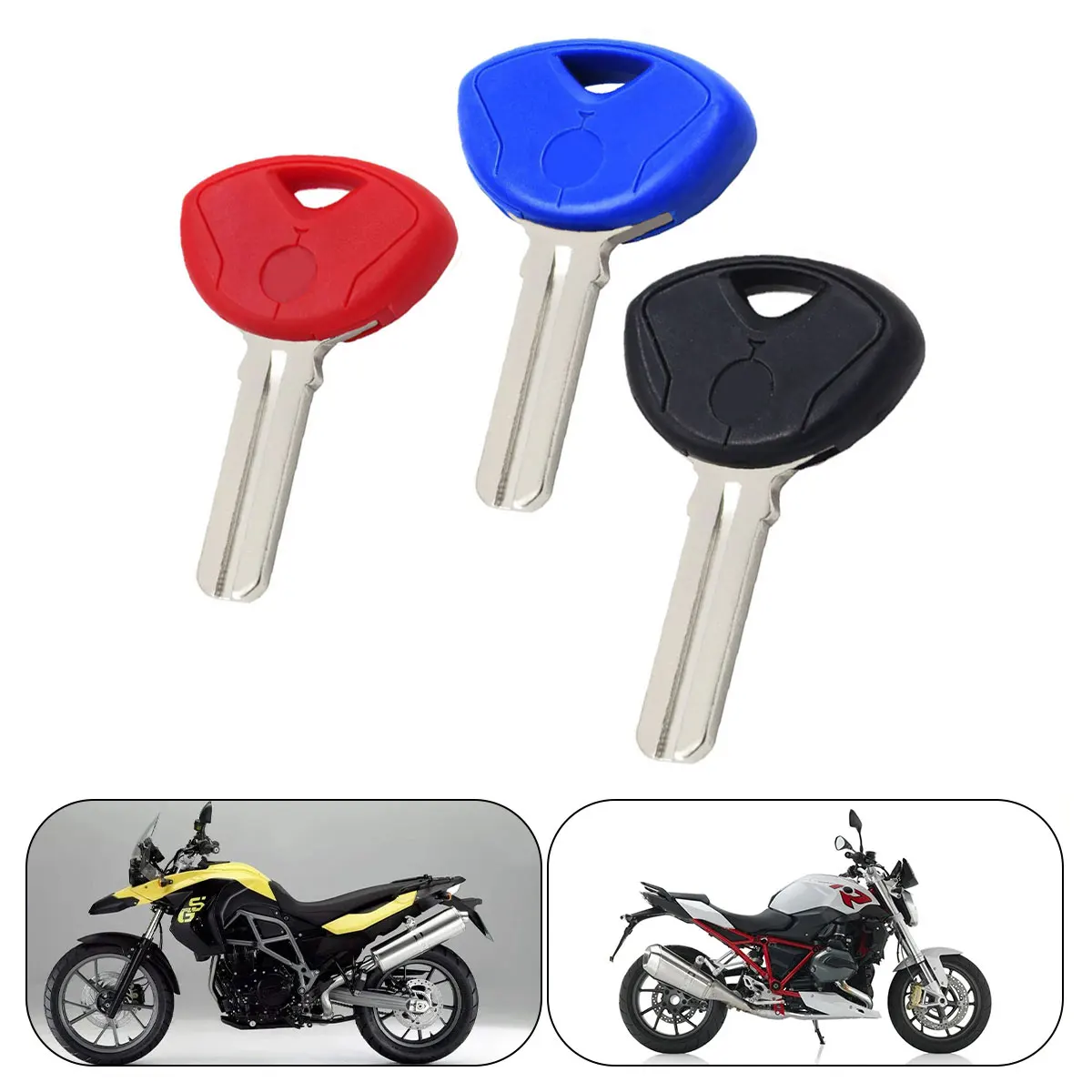 Motorcycle Uncut Blade Blank Key For BMW F650 F800 F700GS F800GS F800ST K1200R K1200S F1200GS R1200RT K1300R K1300S S1000RR HP4