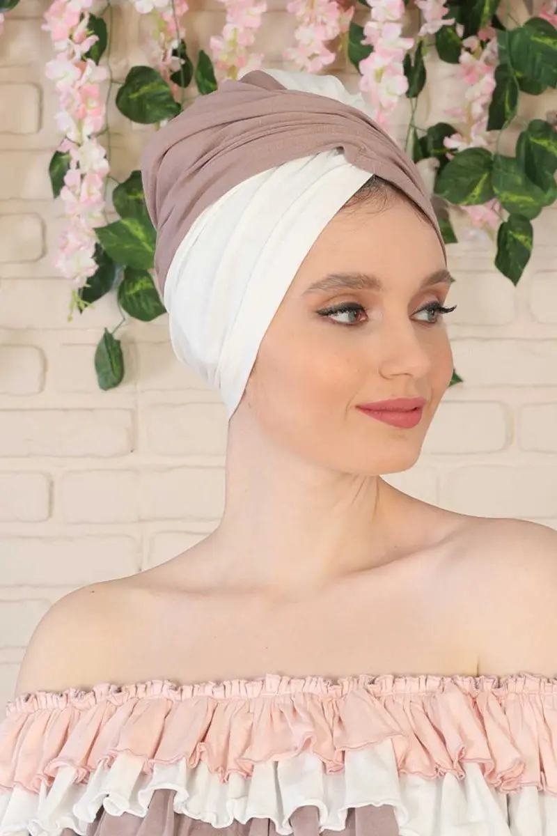 Os Hijab deux couleurs