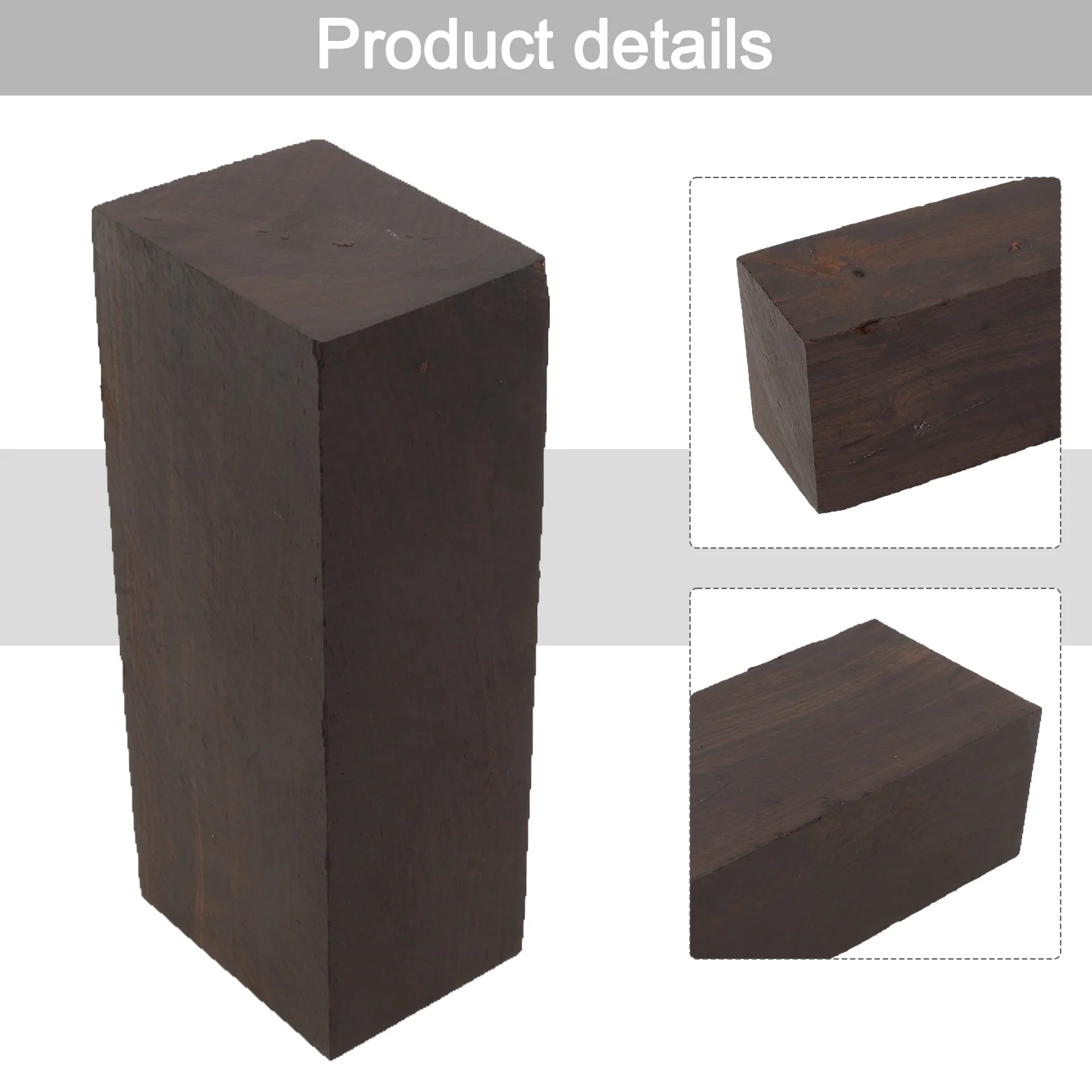 

Деревянный блок из эбенового дерева для детальной резьбы, изготовления рукояток, инкрустации музыкальных инструментов и материалов для рукоделия