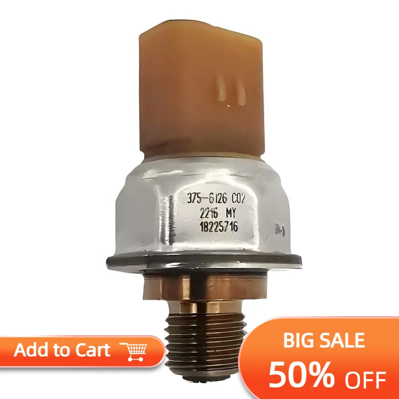 

Caterpillar Excavator Parts Cat D10t D11t D9t 980m 982m 584 Diesel Common Rail Fuel Pressure Sensor Switch 375-6126 3756126