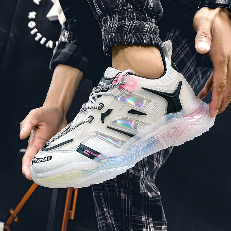 2025 جديد مريح عادية شعبية أبي أحذية موضة تنوعا العصرية أحذية رياضية احذية الجري 35-45 جودة عالية زوجين نمط #1