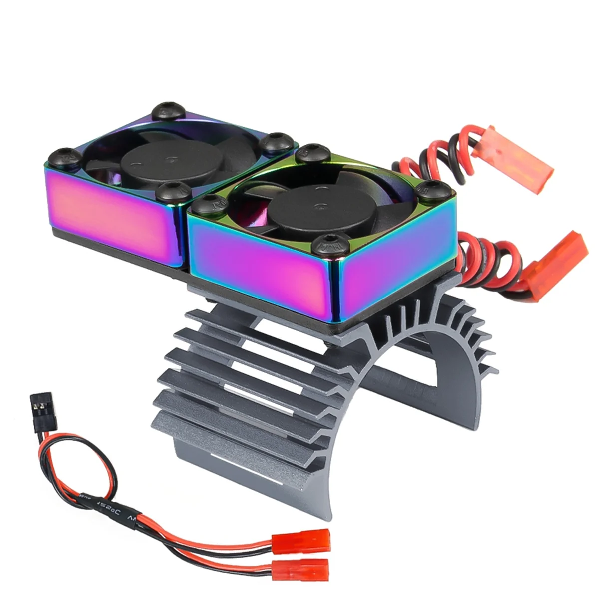 A03R Metal Shell 4010 Fan Cooling Fan 40mm High-Speed Heat Dissipation Fan Cooler 14000RPM RC Car Spare Part