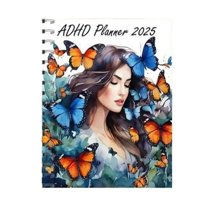 Planner Notebook To Do Planner With Colorful Hardcover Portable Appointment Book 2025 Agenda Organizer Schedule Book For Work