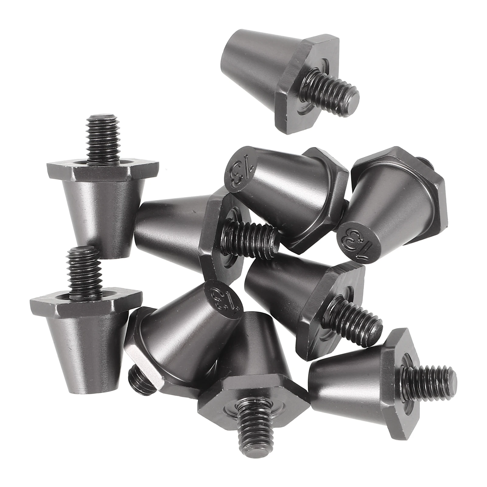 

10pcs Football Spikes Aluminum Studs M5 Shoes Spikes Replacement Running Shoes Nails Sole Accessories