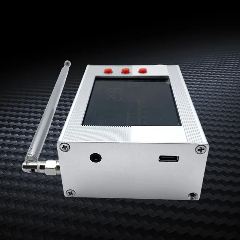 Rádio elegante de todas as bandas TEF6686 3.2 Polegadas LCD Receptor de ondas curtas portátil LW/MW/SW/FM/AM Alto-falante embutido com antena