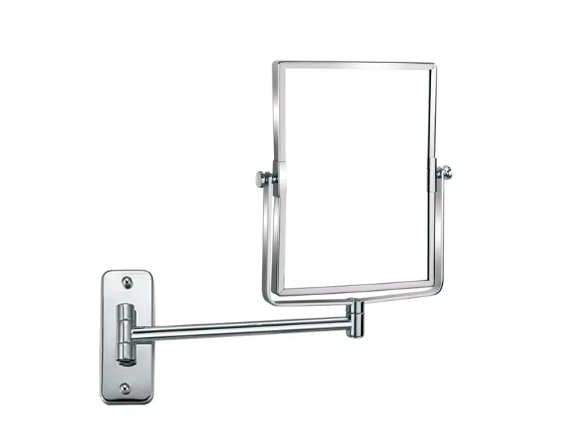 Modern LED wall-mounted vanity mirror with touch-sensitive switch, personalized 3x/5x magnification