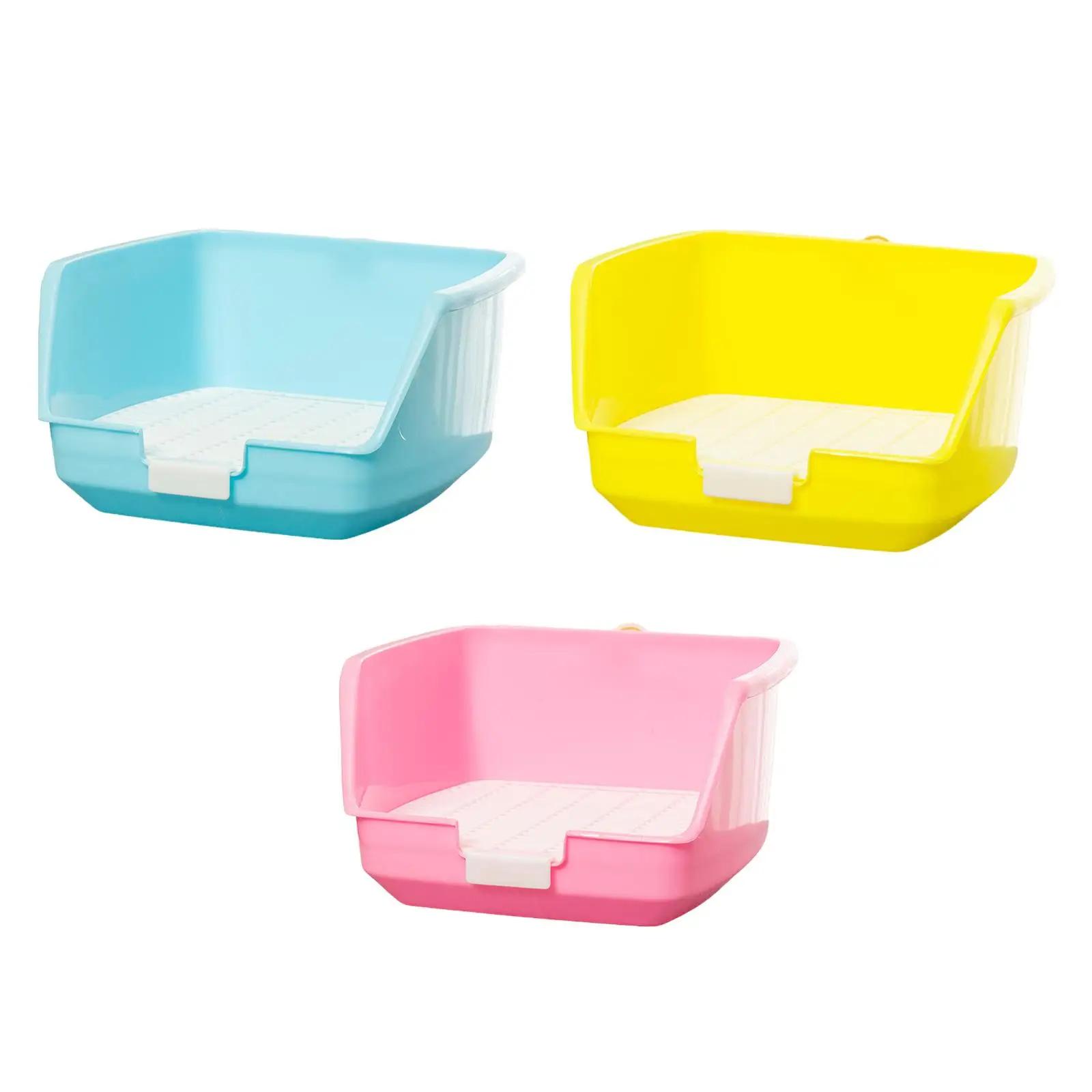 Litter Box, Small Animals Litter Tray, Anti Splashing, Potty Box Pet Potty Toilet, Pee Pan Tray