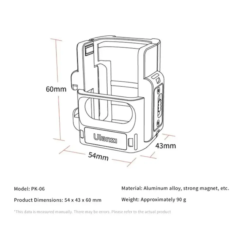 Ulanzi PK-06 Expansion Adapter for DJI Osmo Pocket 3