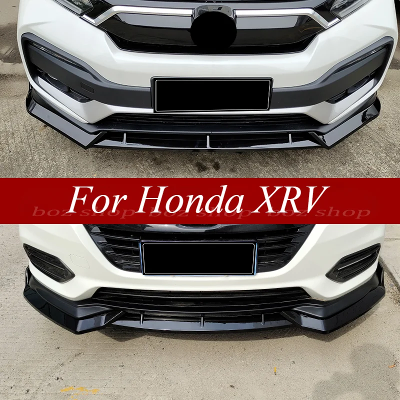 For Honda XRV 2019-2022 Car Front Shovel Three-stage Front Shovel Modified Front Lip Small Surround Car Refit Parts Accessories