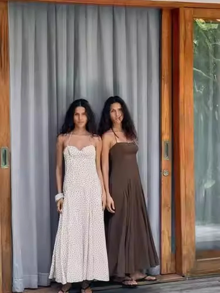 

New Summer Women's Dr Choker Collar Midi Dr 20-50 Years Old Suitable 2026 Summer Season ZA2026 Midi Dr 4772354 064 4...