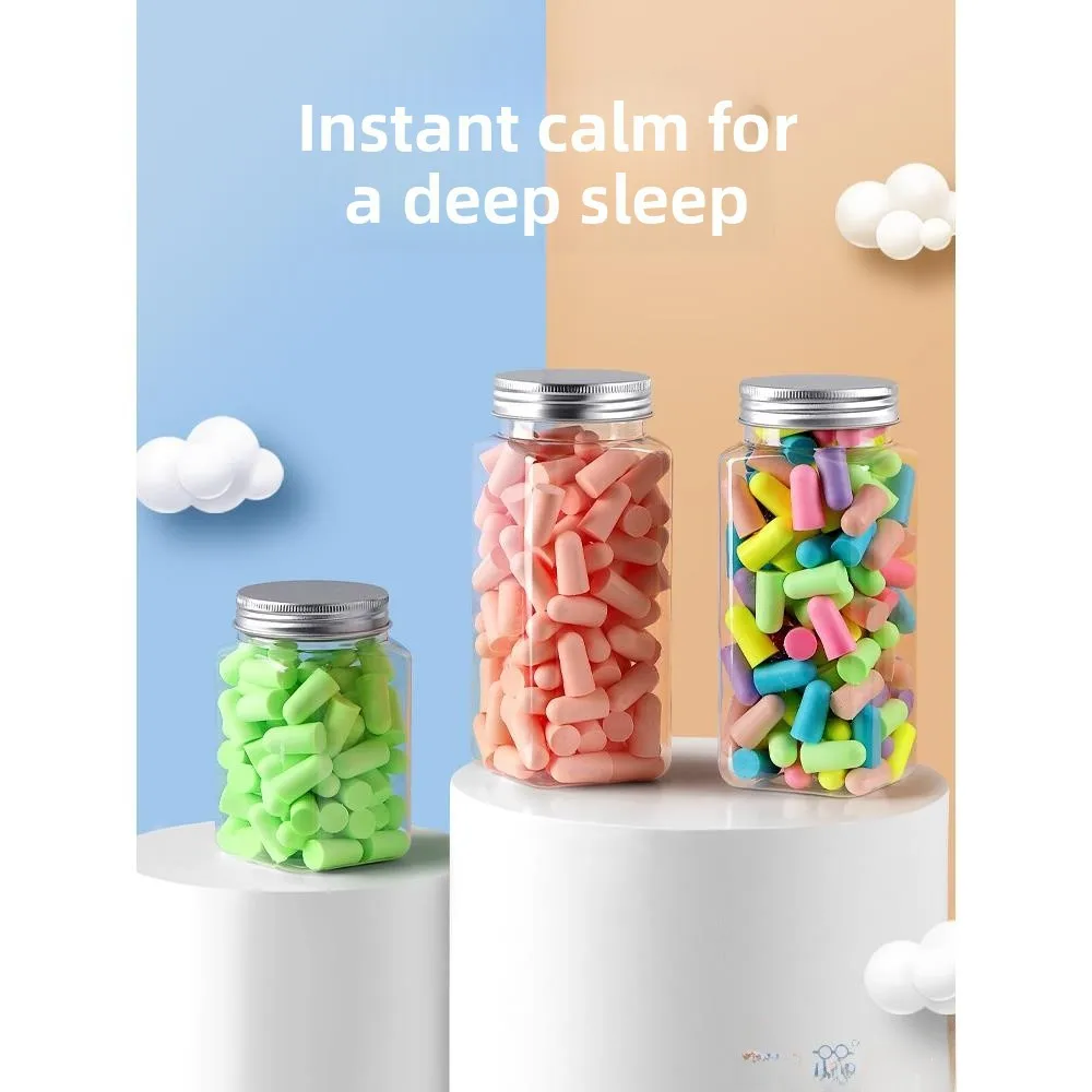 

Disposable Memory Foam Earplugs Sp Noise Reduction Dormi Study Special Industrial Soundproofing Soft Silicone Head