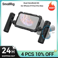 SmallRig 17 Pro / Pro Max Kit de mano dual móvil para iPhone 17 Pro / Pro Max para manija lateral de control inalámbrico de conteo estable