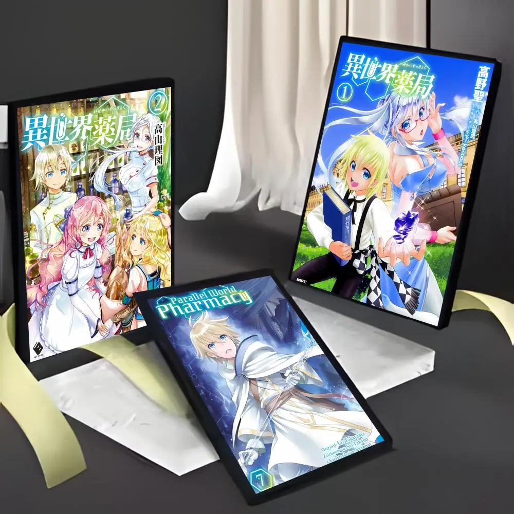 Clinical Pastel P-Parallel World Pharmacy Anime Poster American Film Mural Home Childrens Room Wall Decor Print